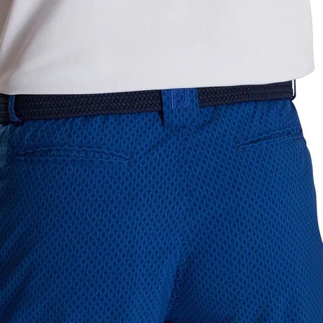 2023 FootJoy Mens Tonal Print Lightweight Shorts  - Twilight