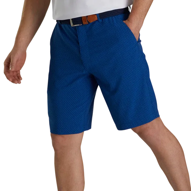 2023 FootJoy Mens Tonal Print Lightweight Shorts  - Twilight