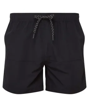 Black - Block colour swim shorts