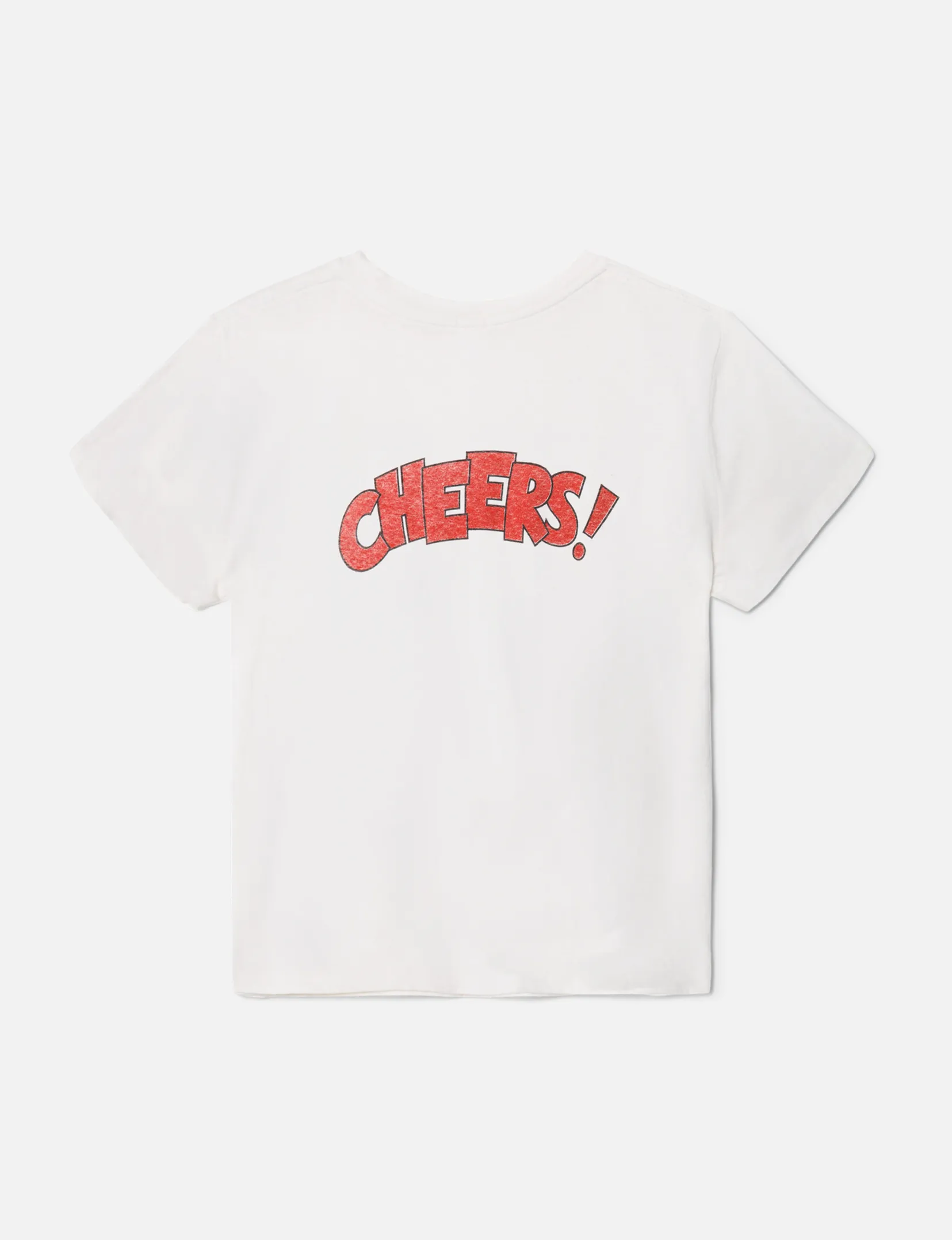 Classic Cheers Tee, Vintage White