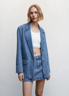 Denim jacket with pockets