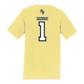 Georgia Tech Yellow Jackets Men's Basketball NIL Athlete T-Shirt - #1 Naithan George