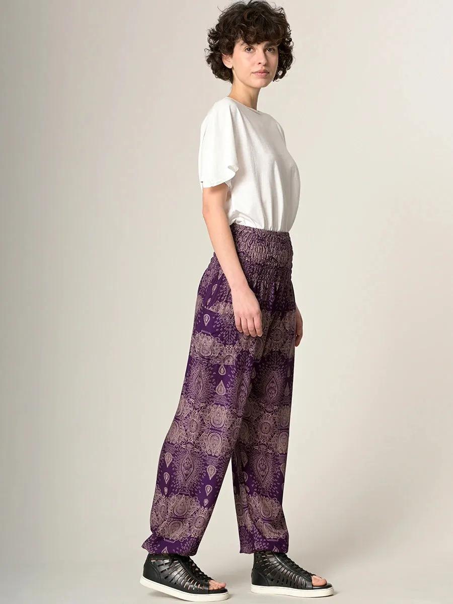 Harem Pants Original - Teardrop Mandala High Crotch