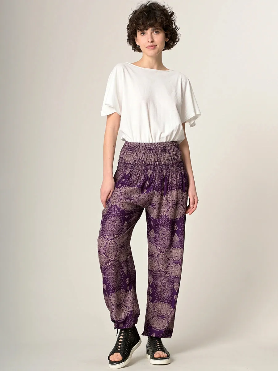 Harem Pants Original - Teardrop Mandala High Crotch