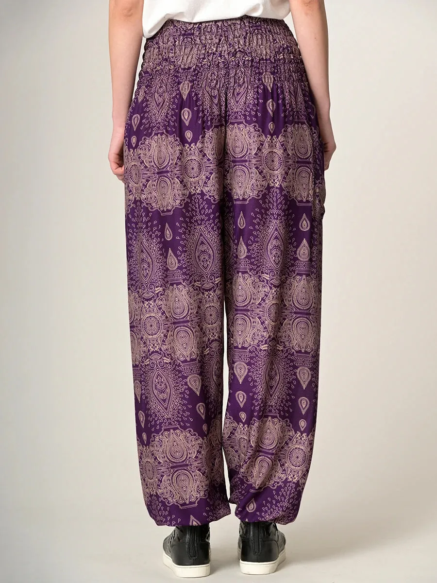 Harem Pants Original - Teardrop Mandala High Crotch