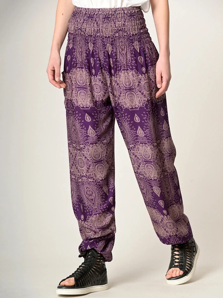 Harem Pants Original - Teardrop Mandala High Crotch