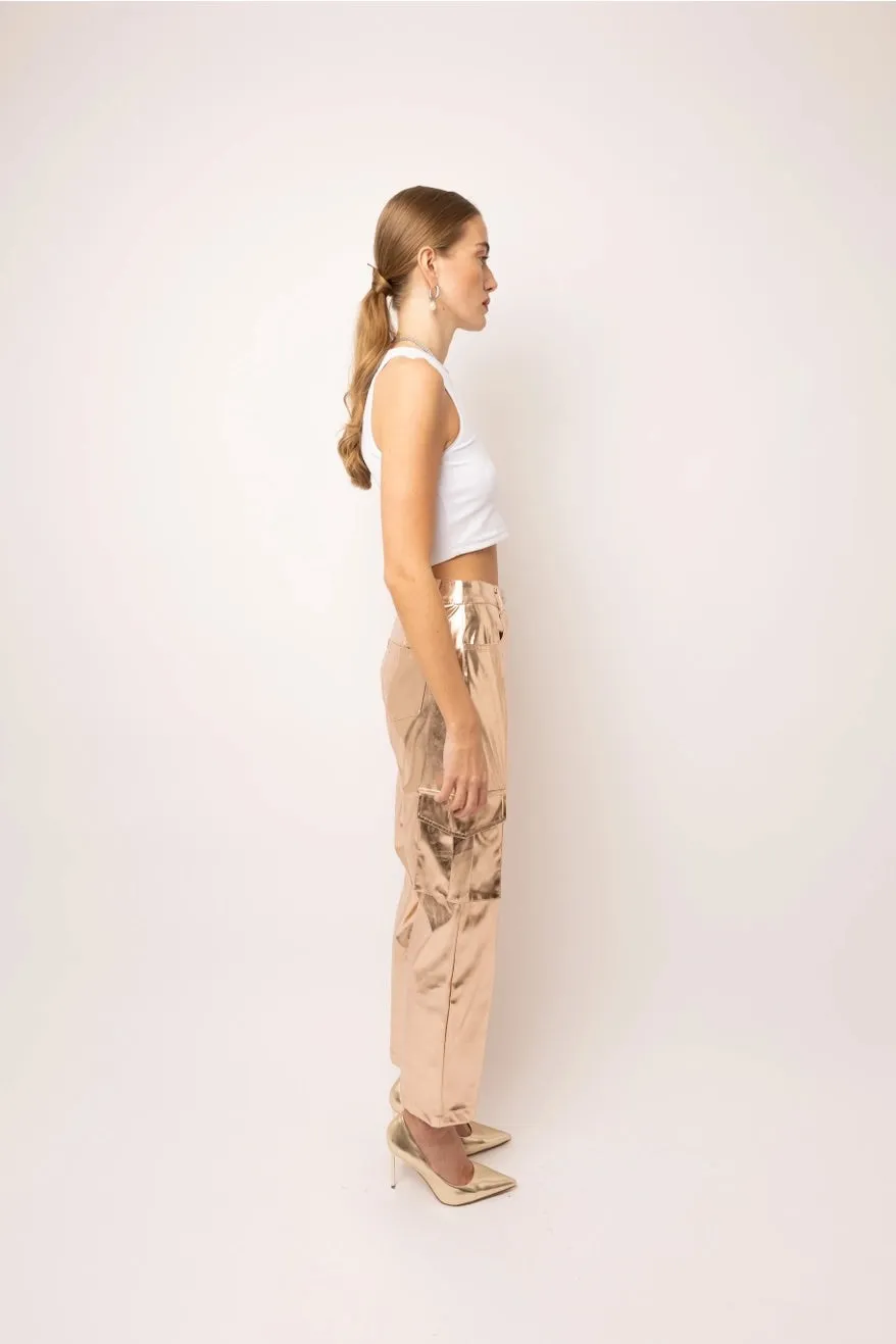 Lupe Utility Metallic Pants