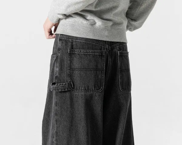 Men's Casual Straight Wide Leg Jeans