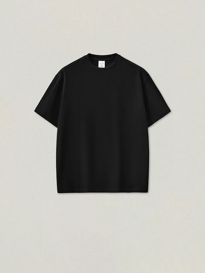 Men'S Solid Dropped Sleeve Tees