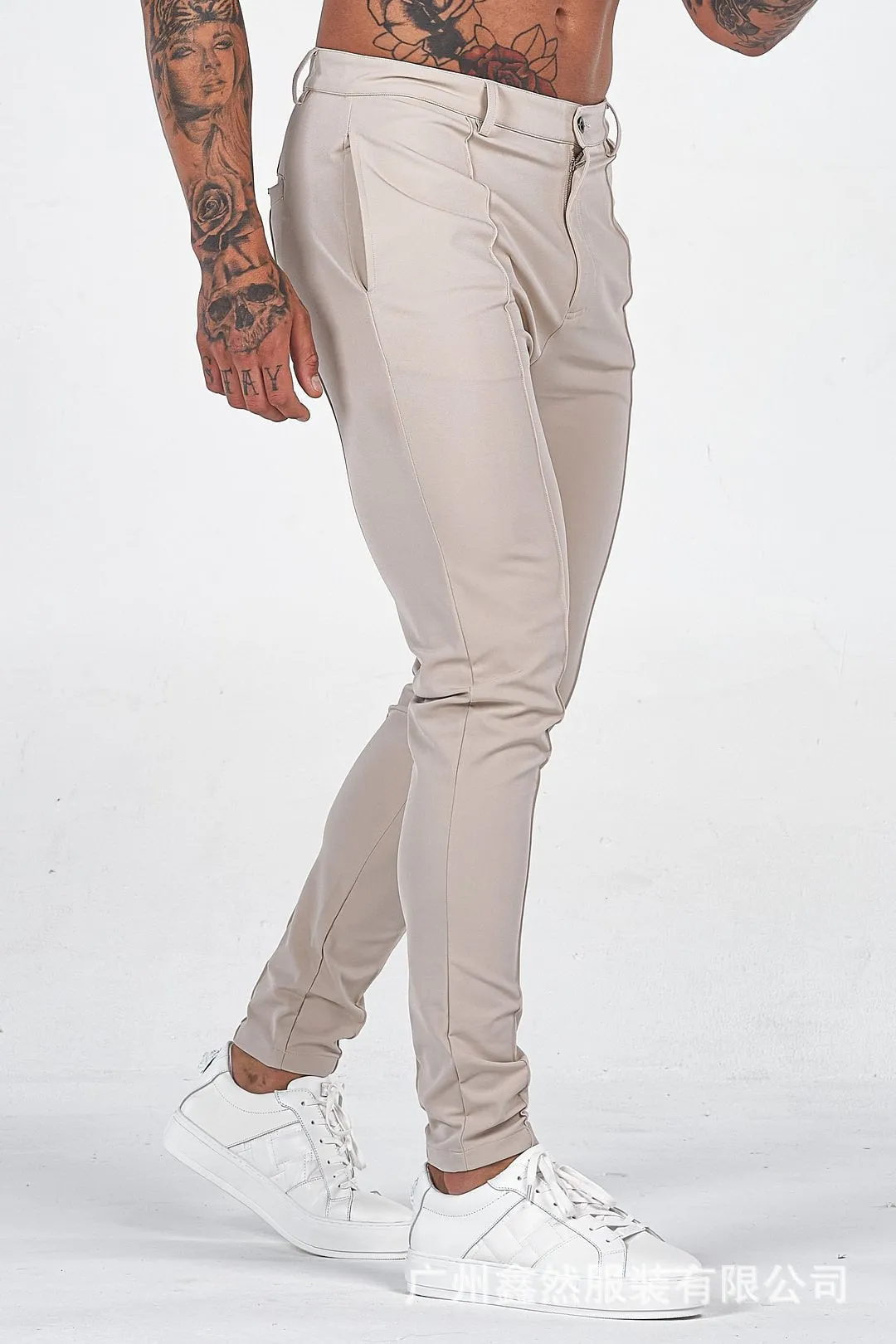 OUTDOOR SLIM FIT PURE COTTON LONG PANTS STRAIGHT LEG SPORTS PANTS