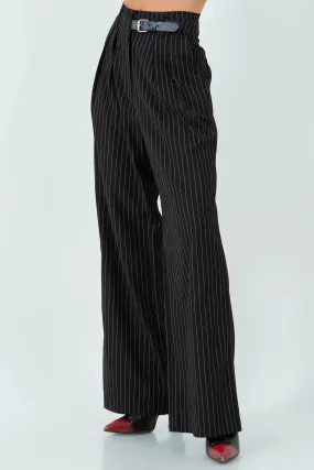 Pinstripe Straight Leg Pant