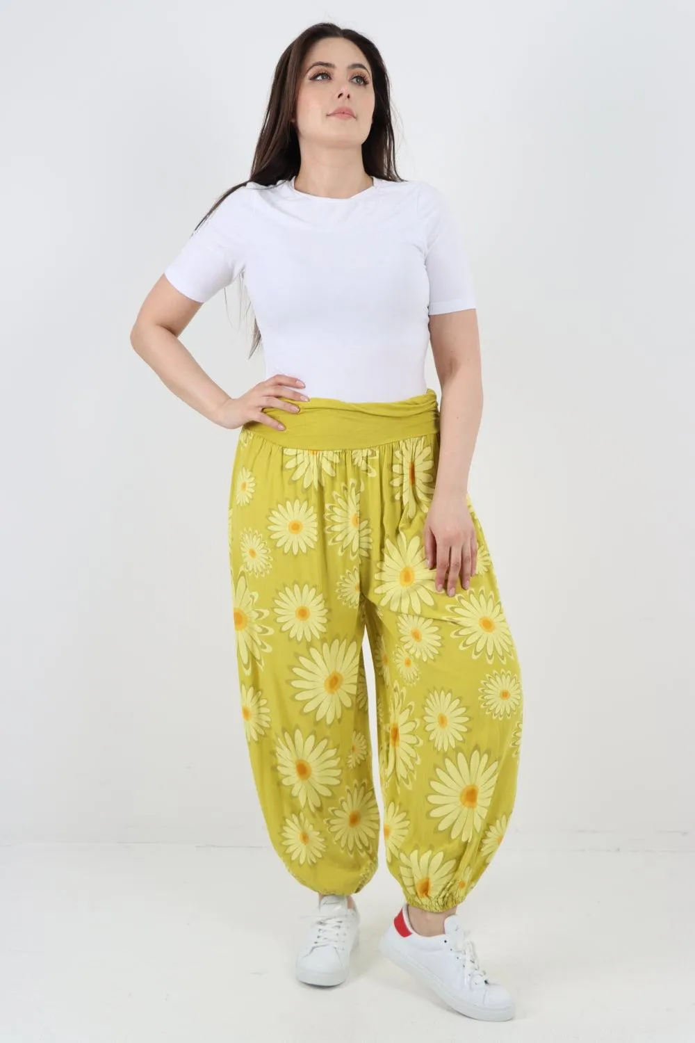 Printed Harem Pants