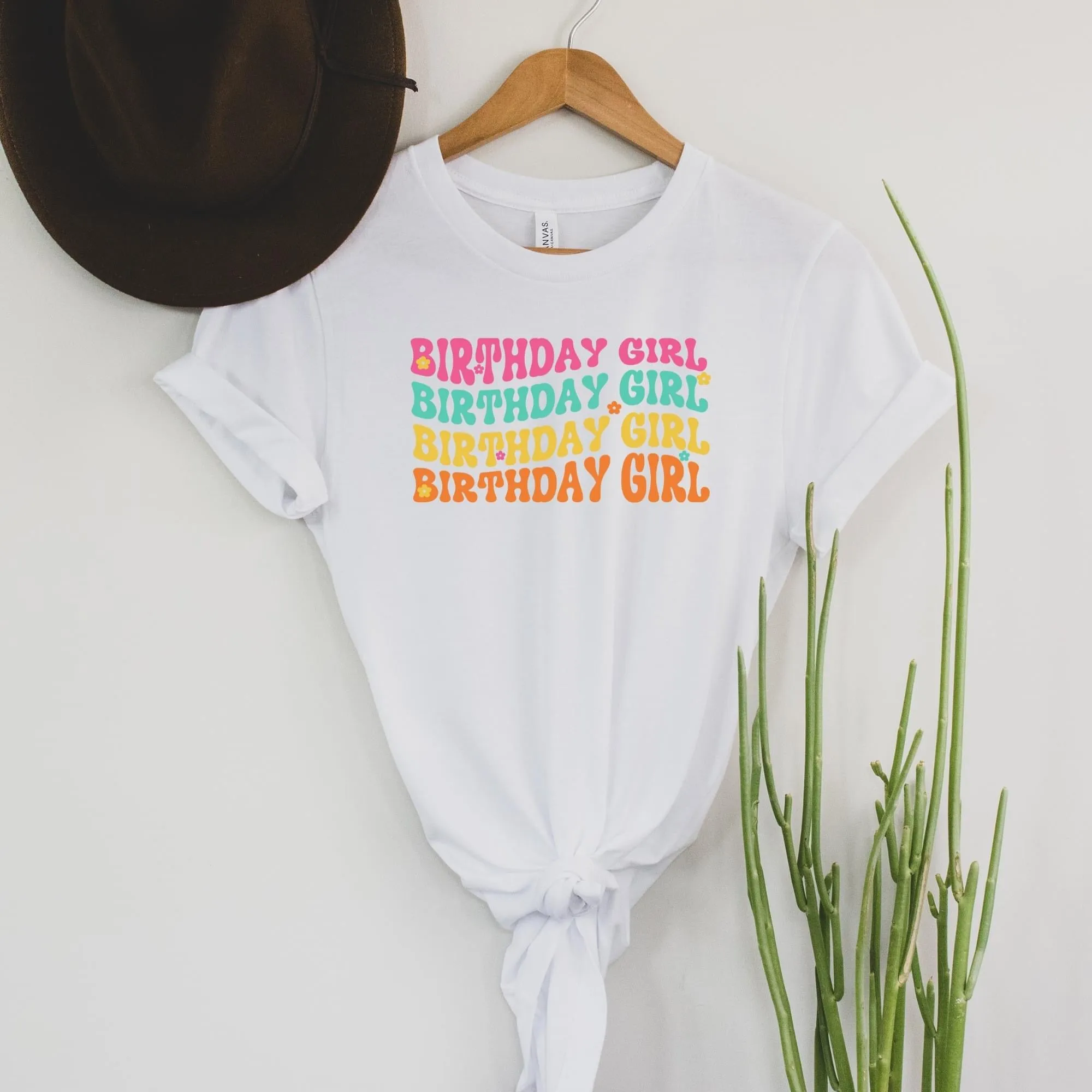 Retro Birthday Girl Graphic Tee