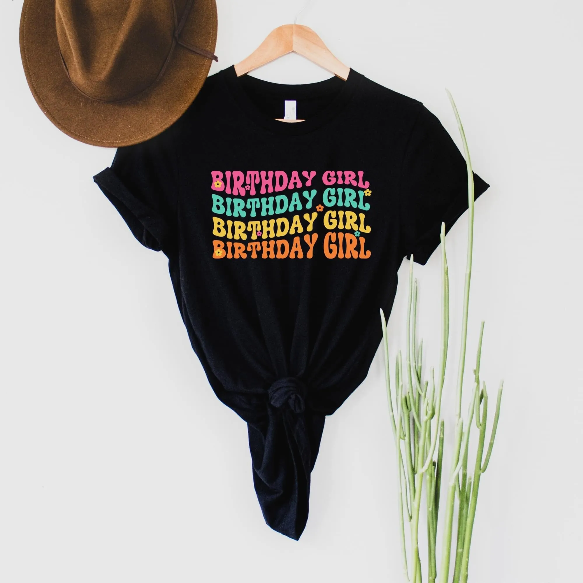 Retro Birthday Girl Graphic Tee