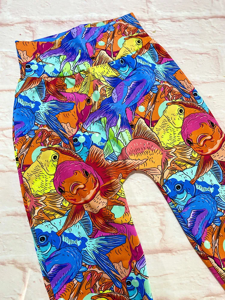 Size Large (6-9y) GWM Full Length Harems - Goldfish