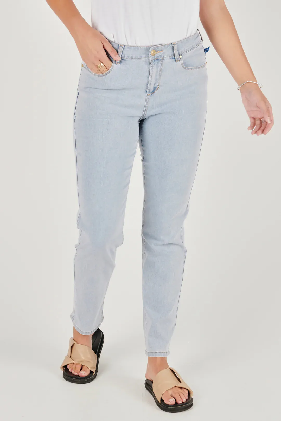 Straight Leg Denim Jean