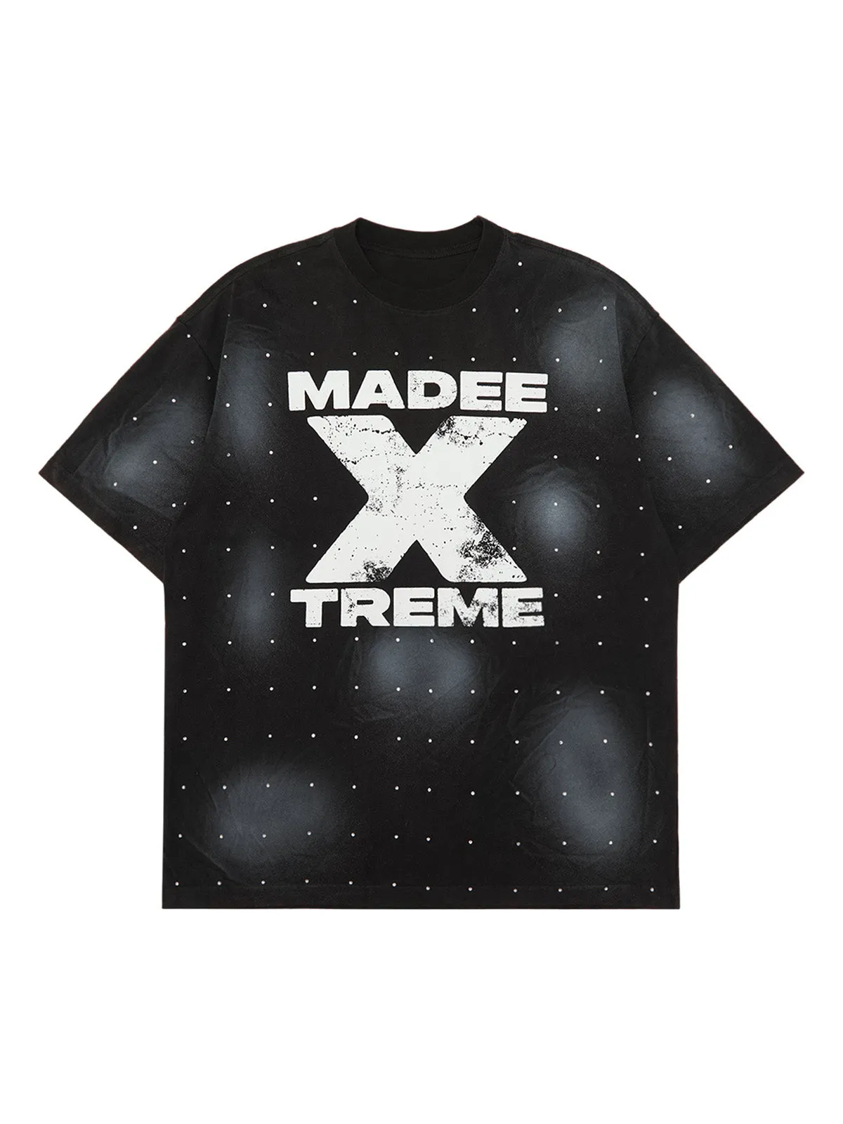 Thesupermade  Retro Crystal Letter T-shirt